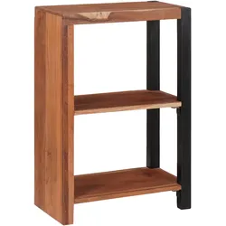 vidaXL Bücherregal 80 x 30 x 110 cm Massives Akazienholz
