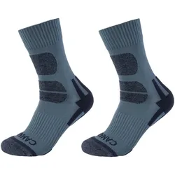 2er Pack camano Cushioned Outdoor Crew Socken 5501 - denim 43-46