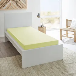Dormisette Elastic-Jersey Spannbetttuch apfel (0803) 90-100x200-220 cm