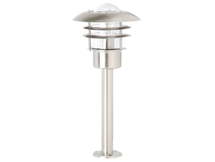 Sokkellamp Terrence, roestvrij staal, hoogte 50 cm TERRENCE, alu / grijs / zink, metaal, Scandinavisch, buitenlamp