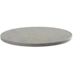 Oviala Business Runde Tischplatte aus Melamin 60 cm gewachstem Beton Rivoli - Oviala