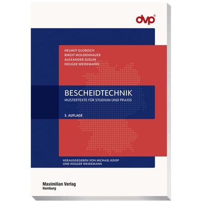 Bescheidtechnik, Taschenbuch von Helmut Globisch,Birgit Moldenhauer,Holger Weidemann,Alexander Suslin, Maximilian Vlg, 978-3-7869-1440-2