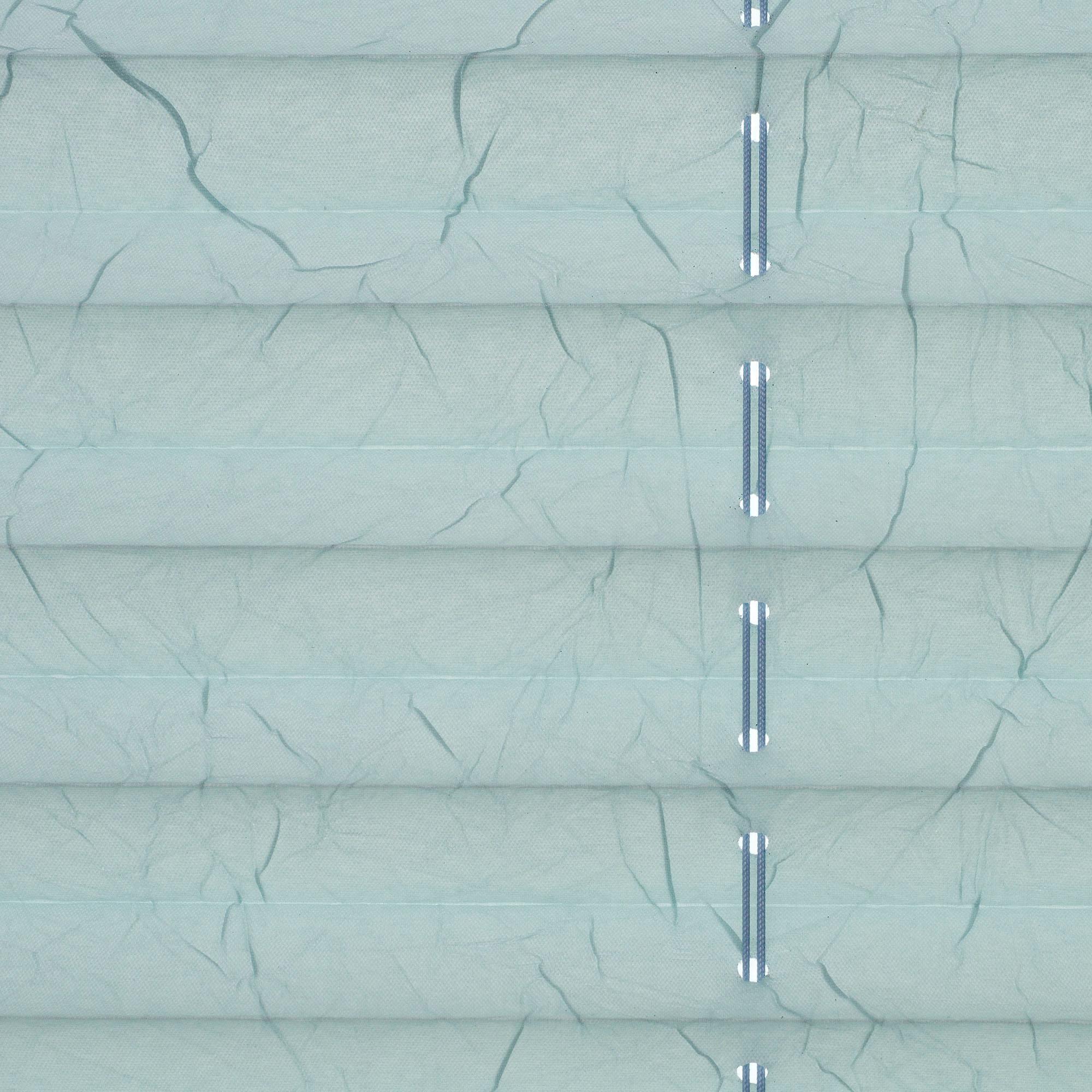 Plissee "Schöner Wohnen" Gr. 5, blau (hellblau, weiß), B:90cm H:140cm, Obermaterial: 95% Polyester, 5% Metall, SCHÖNER WOHNEN-KOLLEKTION, Plissees, Plissee, mit Klemmträger hellblau, weiß 140cm, zweiseitig verschiebbar, 90cm