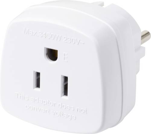 Sygonix SY-7062426 Reiseadapter US/Schutzkontakt