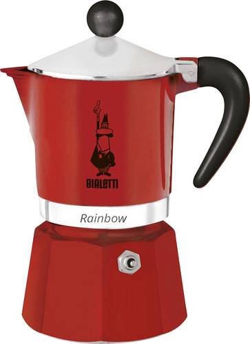 Bialetti RAINBOW 6TZ rot Espressokocher Rot
