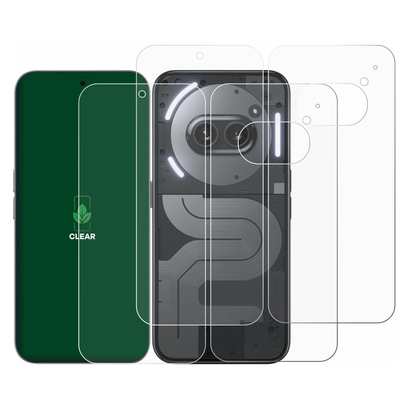 ScreenLeaf Schutzfolie für Nothing Phone (2a) Plus (Display+Rückseite) Displayschutz Display Schutz Folie K (Nothing Phone (2a)) (6155914)