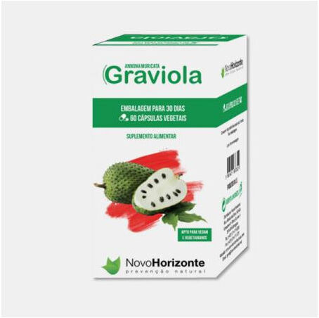 NOVO HORIZONTE® GRAVIOLA 300mg 60 CAPSULAS