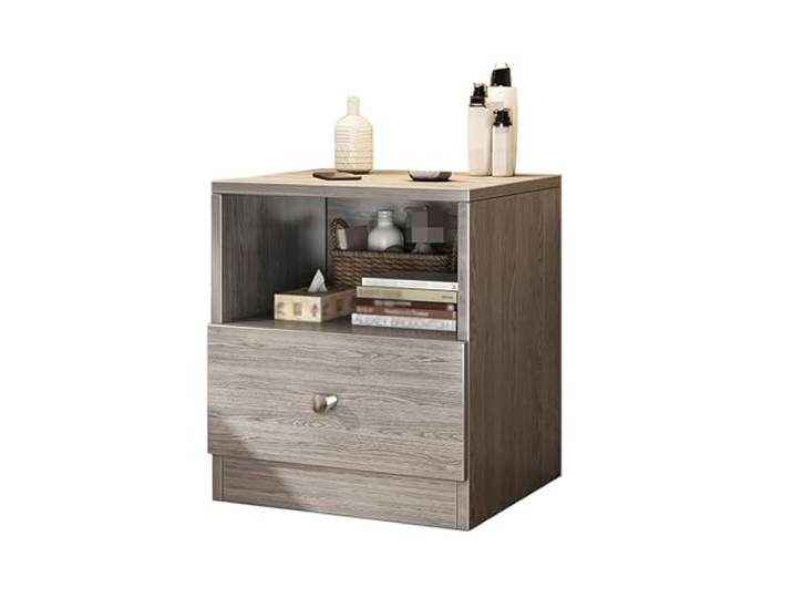 LSAfhDYG Nachttisch, Nachttische aus Holz, for kleine Räume(A)