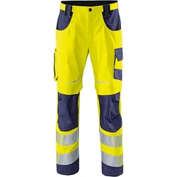 KÜBLER REFLECTIQ Hose PSA 2 warngelb/dunkelblau 24K - 2207 8340-3448-24K - warngelb/dunkelblau