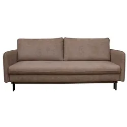 Exxpo by Gala Schlafsofa Andiamo Stoff Braun Mokka