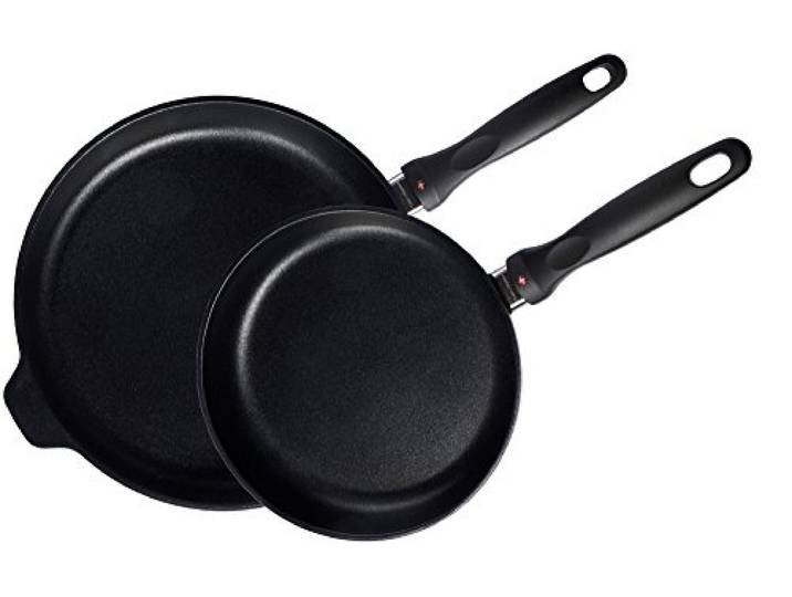 Swiss Diamond XD 2 tlg. Set: Aluminiumguss Bratpfanne Duo – 24 cm (24,1 cm) & 28 cm (27,9 cm)