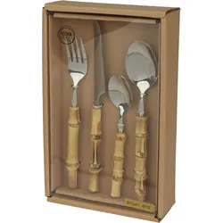 Besteckgarnitur WOOD (LBH 5,50x25x15,50 cm) - LBH 5,50x25x15,50 cm