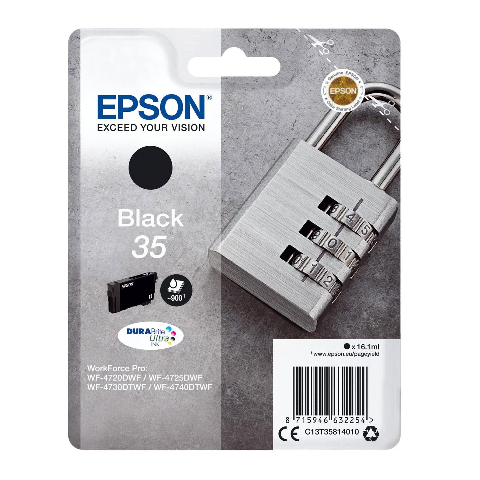 Epson C13T35814010 Schloss Druckerpatrone Schwarz