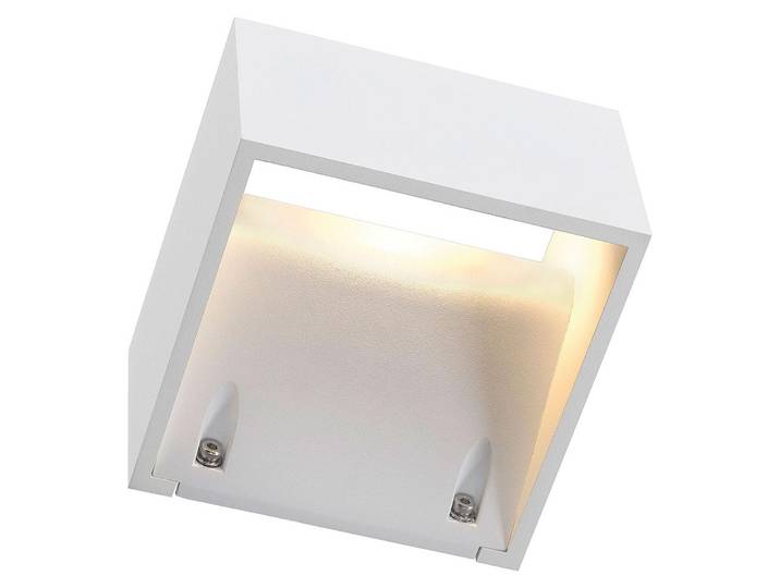 SLV 232101 LOGS WALL Wandleuchte eckig weiss 6W LED warmweiss