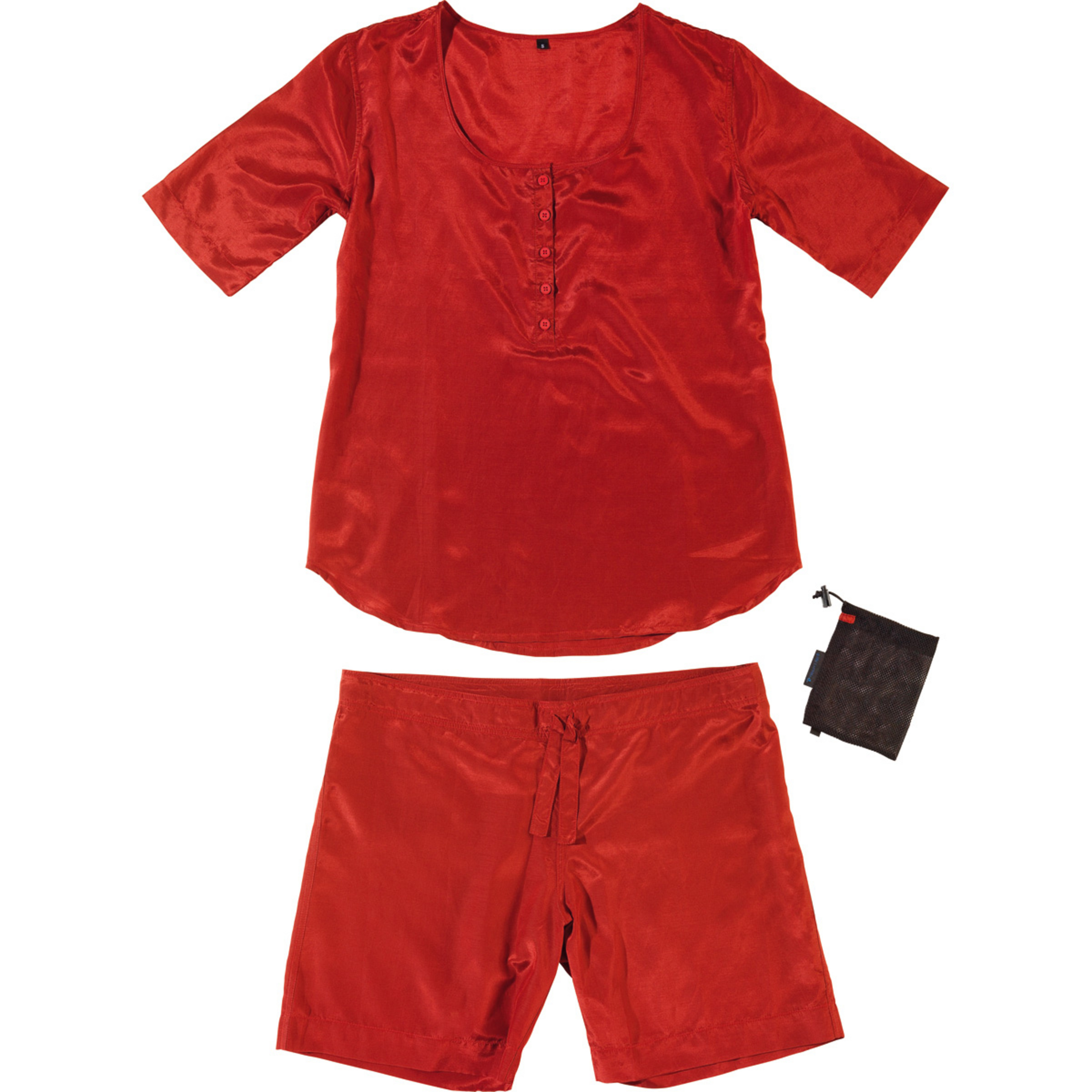 Traveler's Tree Adenture Nightwear Set Damen Unterwäsche Sets rot Größe M Atmungsaktiv