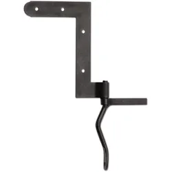 Schörghofer & Frehe, Türband, Steyrisches Fensterwinkelband, Schenkel 80 x 110 mm, Eisen verzinkt geschwärzt