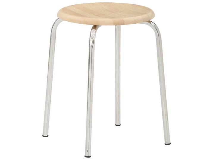 Bürohocker My Lupo Buche/Chromfarben B: 48 cm