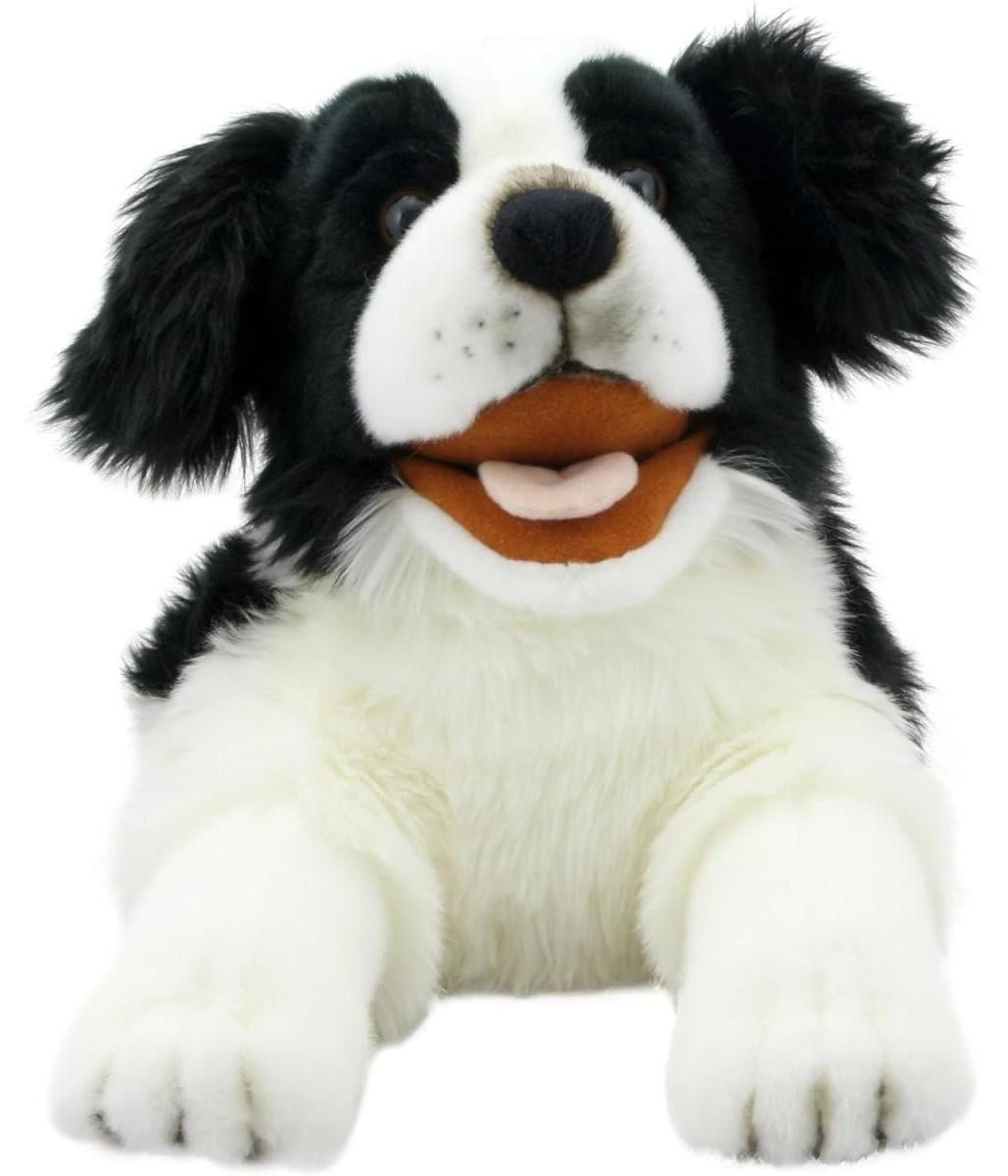 The Puppet Company Marionettentheater Handpop Border Collie Pluche Hondenspeelgoed