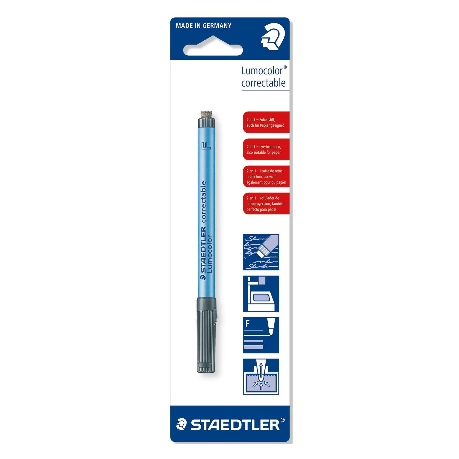 Staedtler Lumocolor correctable 305 Folienstift (1x) (305 F-9 BK)