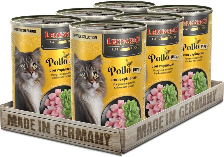 Leonardo Superior Frango com Espinafre 6 uds x 400g