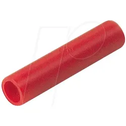 KD 10 RT - Kupplung/ Kupplung 4 mm, isoliert, rot