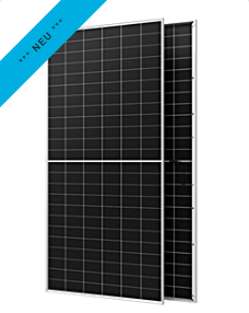 Aiko Comet 2U 645W N-Type ABC, 72 Zellen, Silberner Rahmen