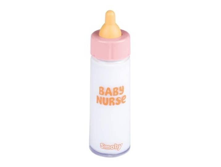 Smoby - Baby Nurse Magisches Fläschchen - Puppenflasche mit magischem Milcheffekt, verschwindender Inhalt - Rollenspiel & Puppenzubehör, für Kinder ab 12 Monaten