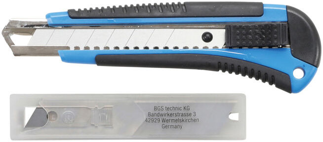 Cutter à lames largeur de lame 18 mm BGS ; BGS technic (7955)