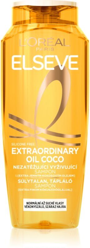 L’Oréal Paris Elseve Extraordinary Oil Coconut shampoing nourrissant pour cheveux normaux à secs 400 ml