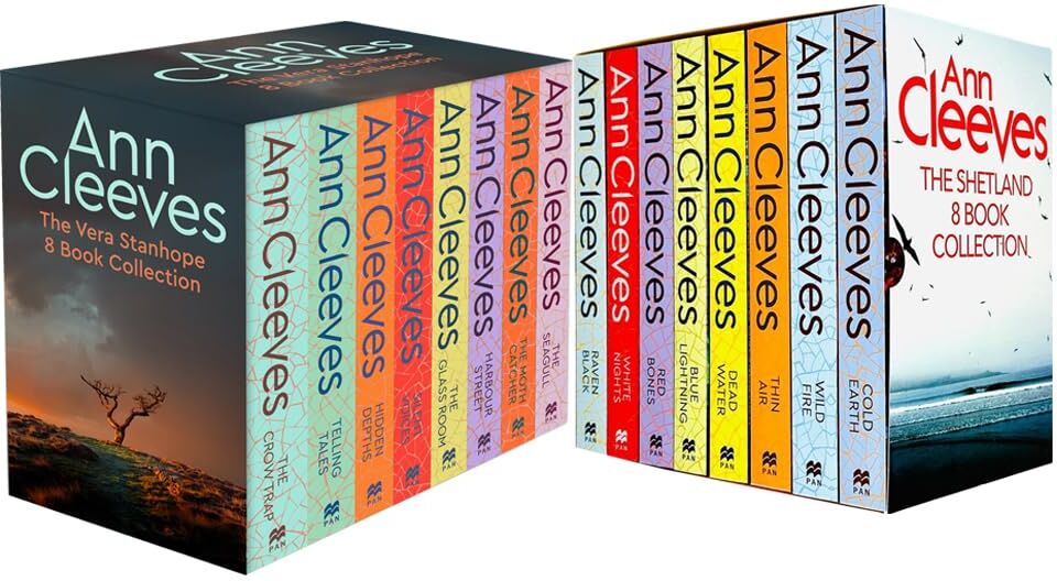 MACMILLAN Ann Cleeves Shetland and Vera Series Collection 16 Books Set Book Wildfire, Seagull