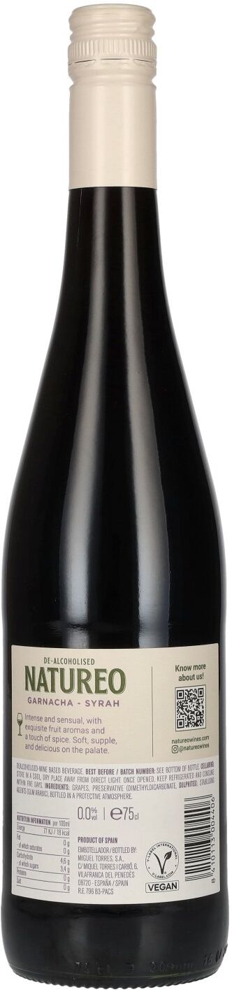 Torres Natureo Garnacha-Syrah alkoholfrei 2025 0,75l