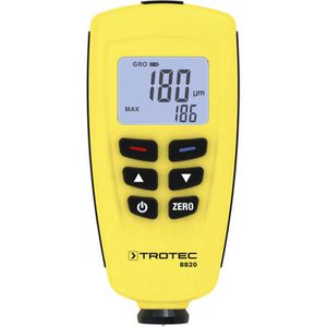 Trotec Schichtdickenmessgerät BB20, FE, Non-FE, bis 1250 my, USB, Speicher