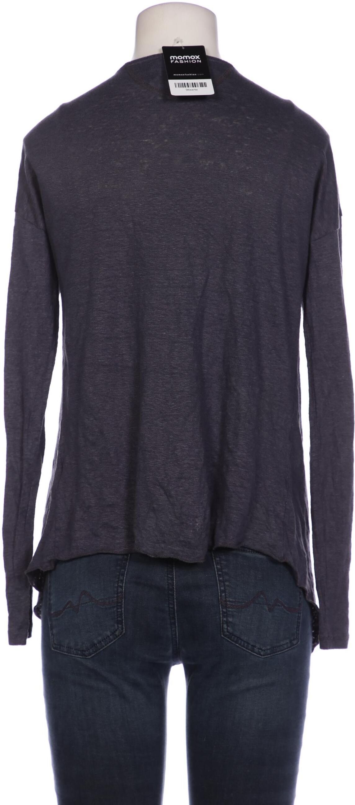 Maas Damen Strickjacke, Grau, Gr. M, Leinen - Second Hand