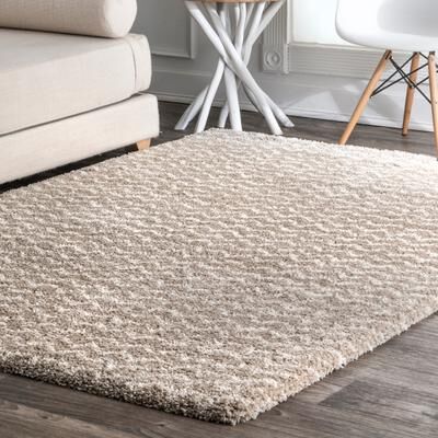 Nuloom Mia Contemporary Chevron Shag Area Rug