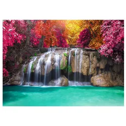 FOTOTAPETE Wasserfall 3D Natur 200x140