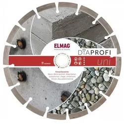 Elmag, Sägeblatt, - DiaProfi-Diamantscheibe UNI Ø350mm Bohrung: 30,0mm f. Trocken- u. Nassschnitt