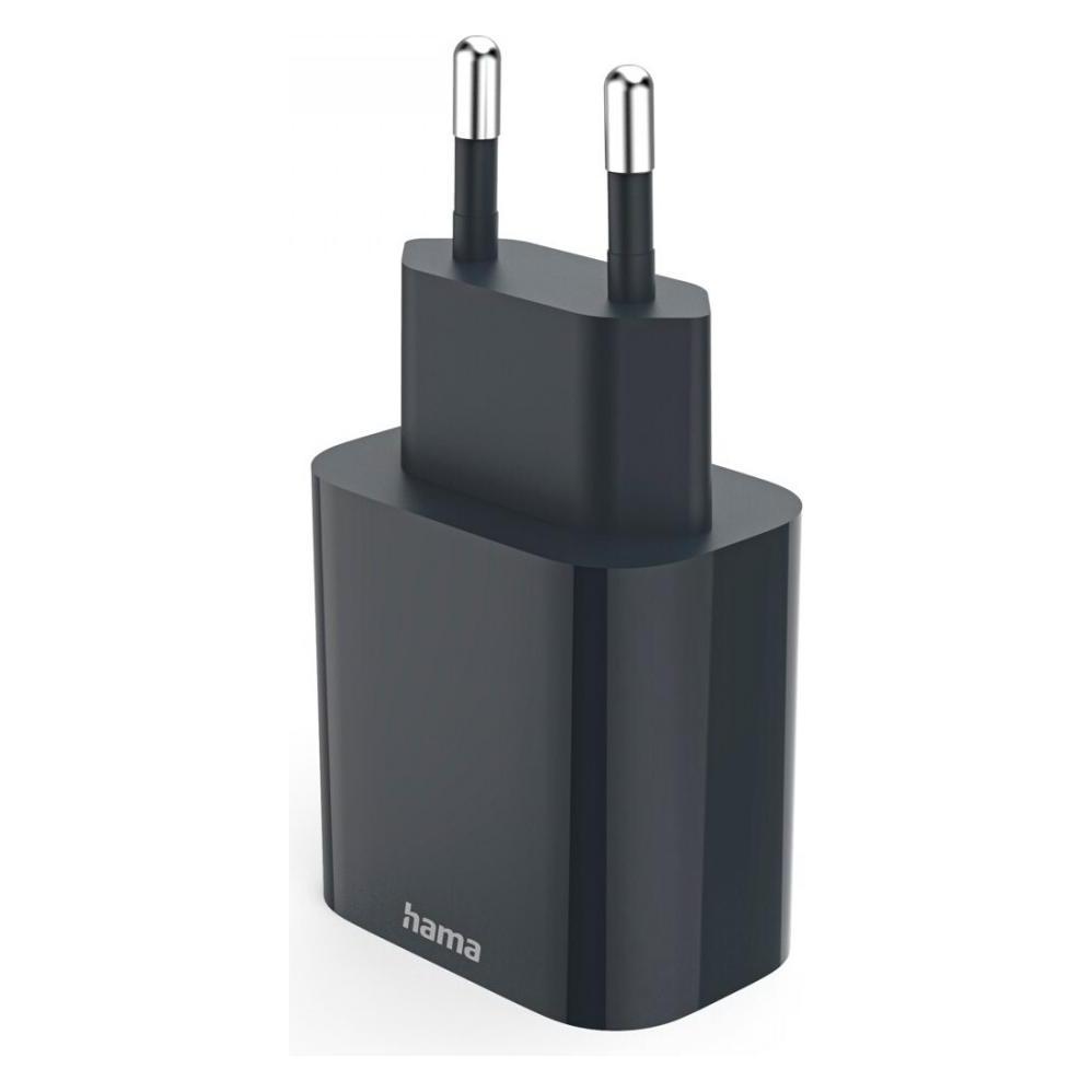 Hama Schnellladegerät, USB-C, Power Delivery (PD), 20 W, Anthrazit (20 W, 1 Port) (00086440)