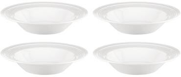 Lenox Tin Can Alley Rimmed Pasta/Soup Bowls, Set of 4