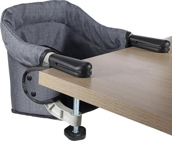 Opvouwbare baby eetstoel en kinderstoel met transporttas - Grijs