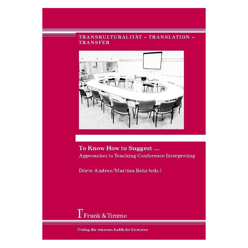 Frank & Timme To Know How to Suggest... (Englisch, Softcover, Dörte Andres, Martina Behr) (55575939)
