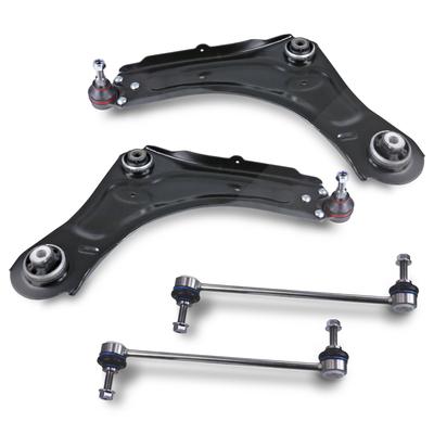 Atec 2x Querlenker + 2x Koppelstange vorne [Hersteller-Nr. 40788559] für Renault