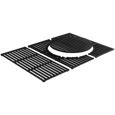 Grillrost ENDERS "SWITCH GRID", schwarz, B:43cm H:2cm L:62cm, Gusseisen, Grillroste, für Gasgrill Boston 3 Turbo