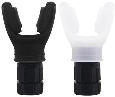 Inspired Living Portable Breathing Exercise Device Adjustable Lung Exerciser & Respiratory Muscle Trainer black