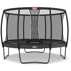 BERG Trampolin Elite Regular 380 Grey inkl. Sicherheitsnetz Deluxe, Modell 2023