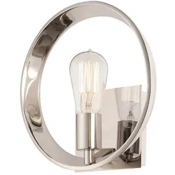 Elstead Lighting, Deckenleuchte, Theater Row Wandleuchte E27 Imperial Silber (E27)