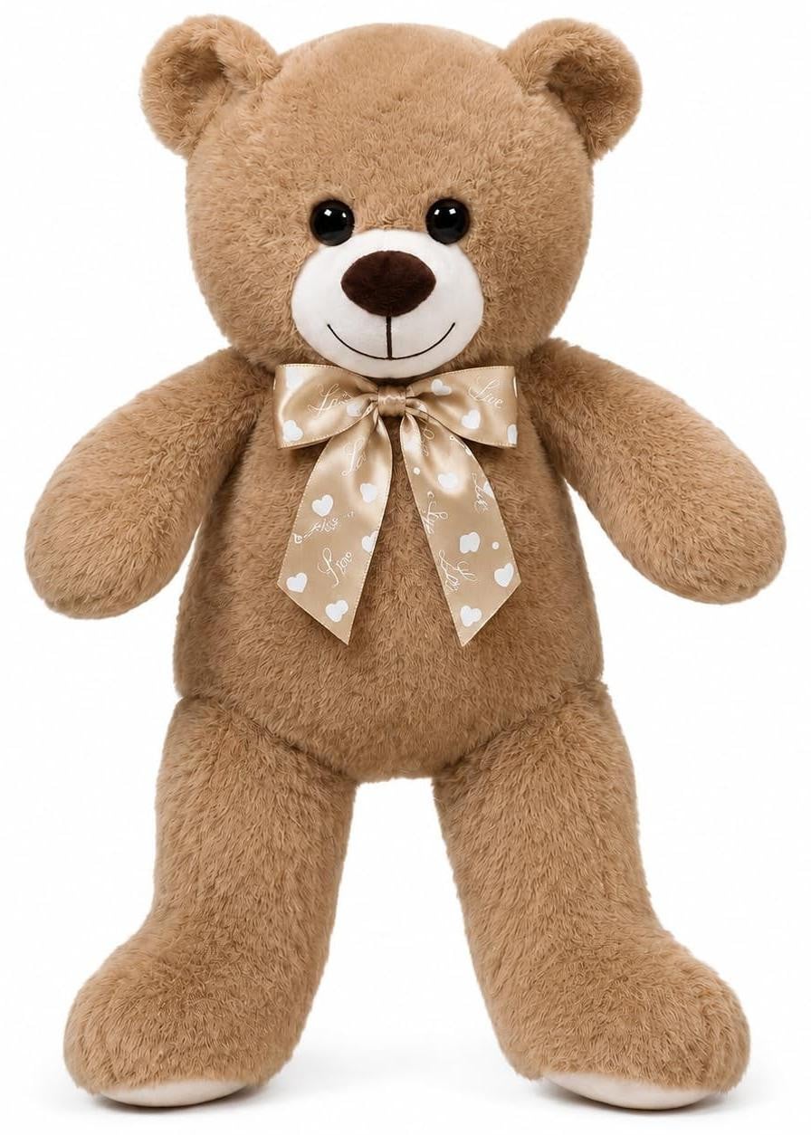 Teddybeer Pluche Dier Khaki 40 cm