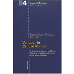 Variation in Central Modals, Fachbücher von Maurizio Gotti, Marina Dossena, Roberta Facchinetti, Richard Dury