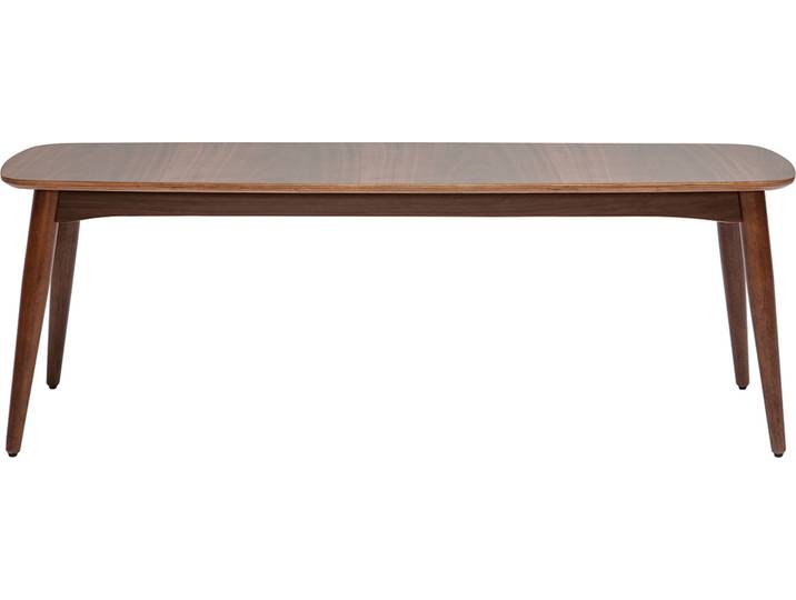 Banc vintage bois foncé noyer L130 cm NORDECO