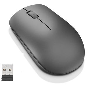 Lenovo Maus 530 GY50Z49089, Wireless Mouse, 3 Tasten, 1200 dpi, kabellos, grafit