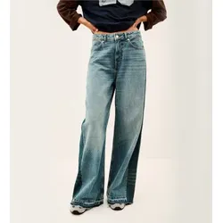 BA&SH für Damen. 1H26MISL Jeans Mislav blau (36), Lässig, Baumwolle, Denim